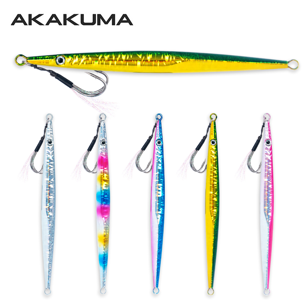 Jigger Double Sided - 1Pc 高速沈下ショアジギング釣り餌メタルルアースピードジギング人工ハードベイトダブルフック