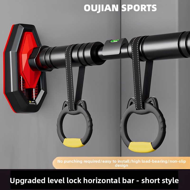室内用ドア枠マウント式懸垂バー、穴あけ不要、吊り下げリング付 - Home Bar Setup のレビューと価格