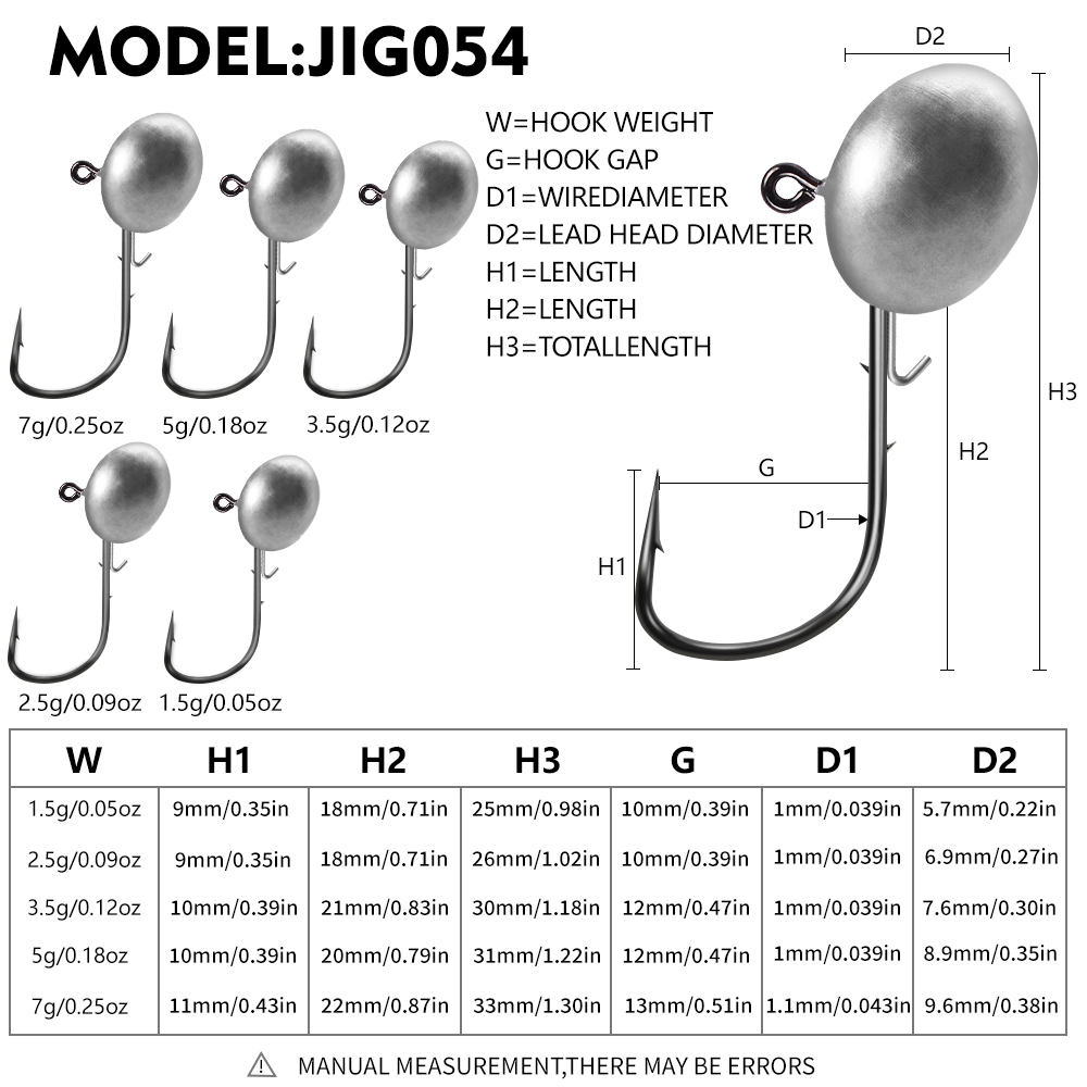 サンルアー 10個入り/箱 オーバル型鉛ジグヘッドフック ダ - Jigger Double Sided のレビューと価格