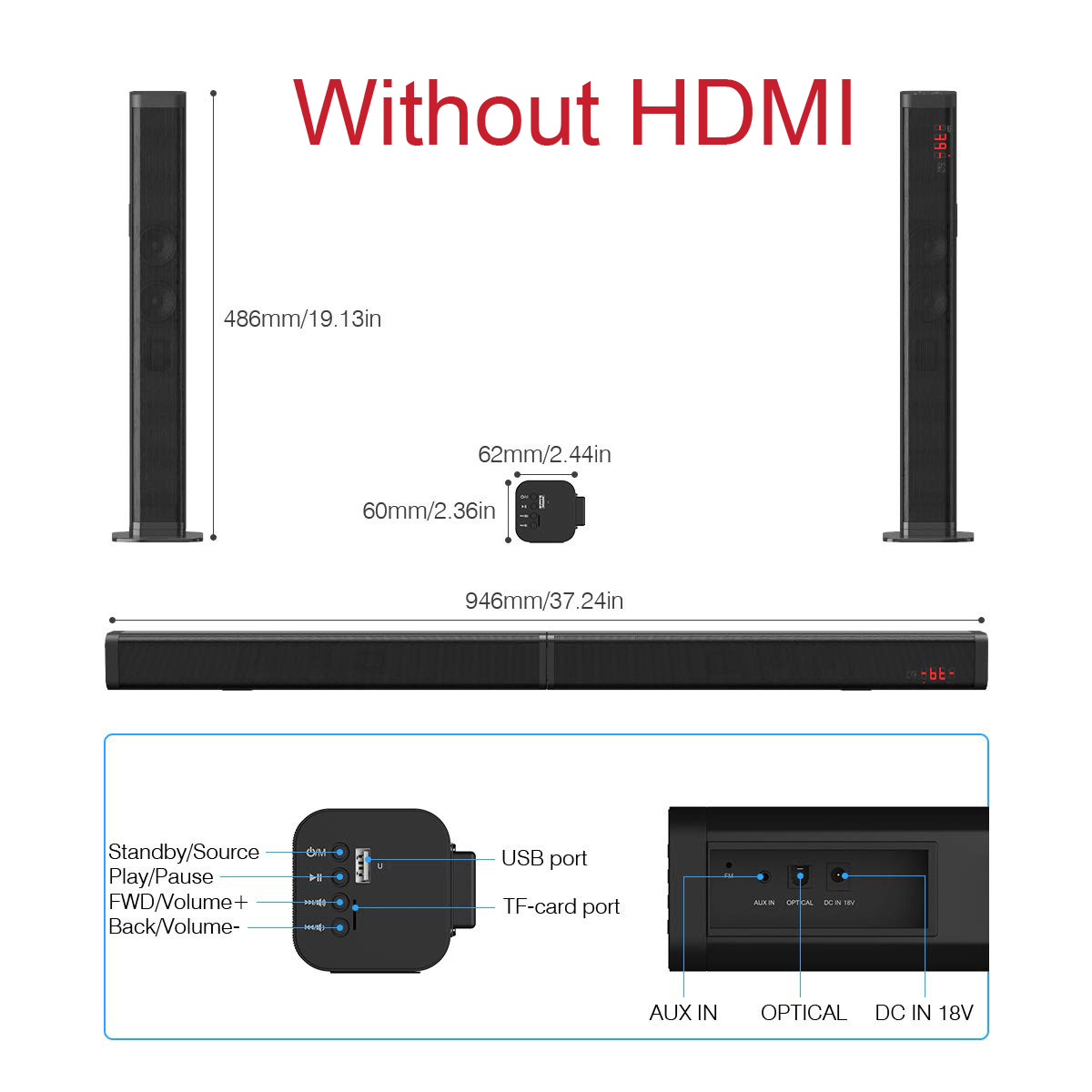 Sounderlink-取り外し可能なワイヤレスBlueto - Home Bar And Theater のレビューと価格
