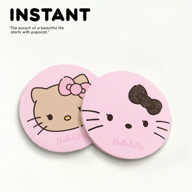 ハローキティ 車用コースター 漫画 かわいい クリエイティブ - Bar Mat Rubber のレビューと価格