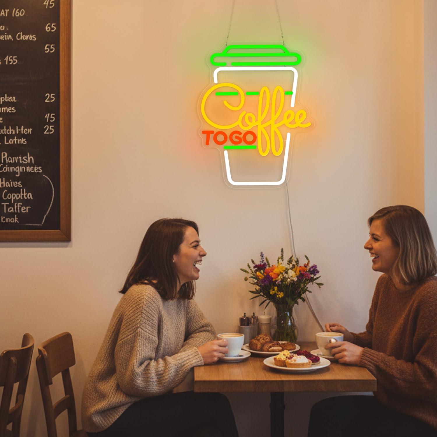 コーヒーネオンサイン USB調光可能なLEDライト コーヒー - Home Bar And Kitchen のレビューと価格