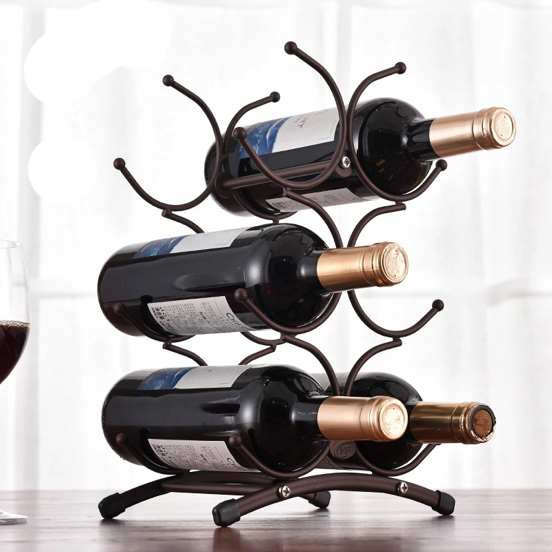 創造的な赤ワインラック,家の装飾,ブドウのボトルラック,ワイ - Home Bar Setup のレビューと価格