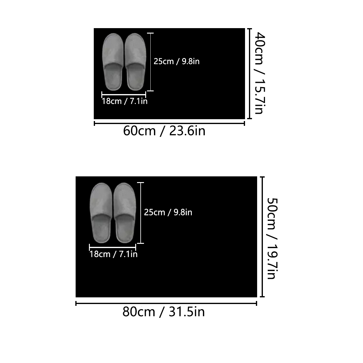 正方形のキッチン用食器マット、ゴム底、滑り止め、吸水性乾燥パ - Bar Mat Rubber のレビューと価格