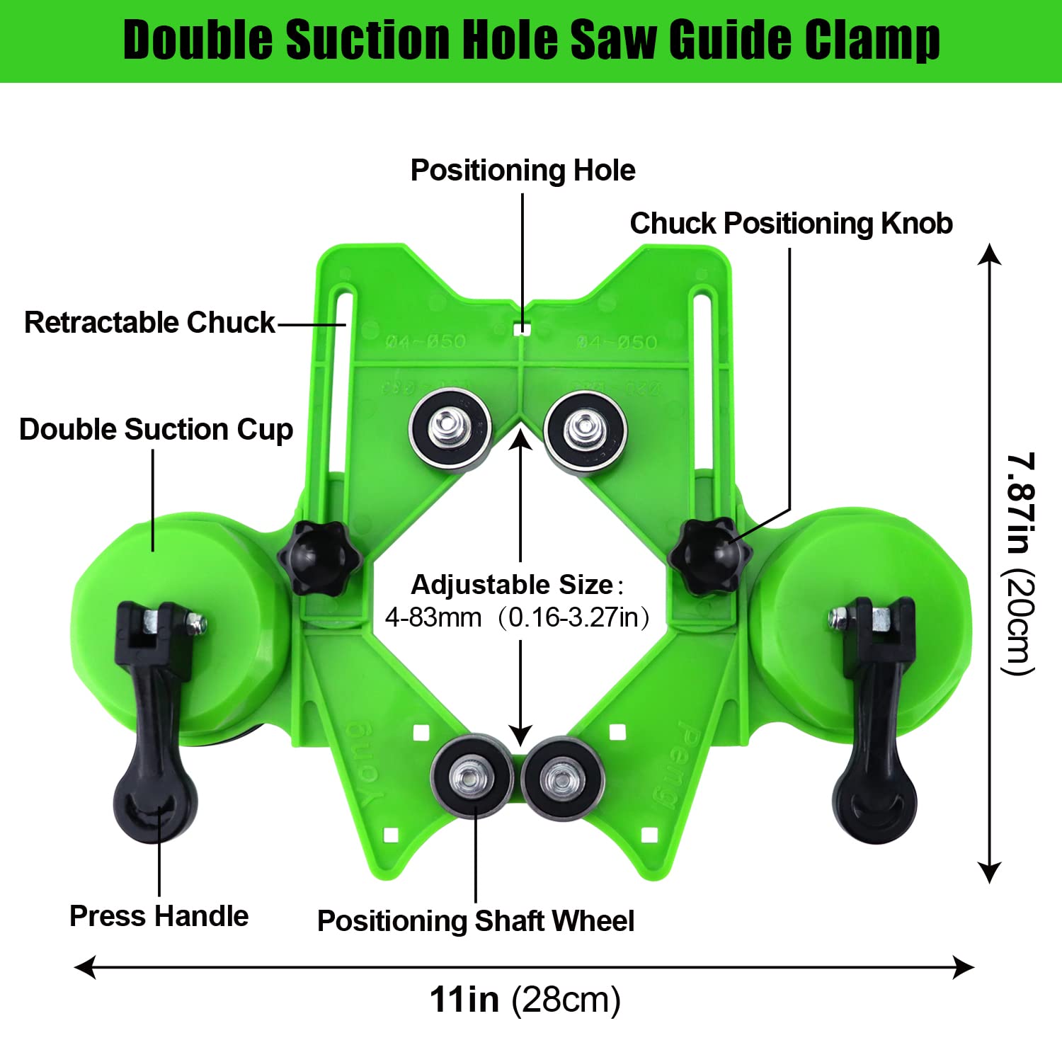 17個入り ダイヤモンドタイルドリルビットセット ダブル吸盤 - Jigger Double Sided のレビューと価格