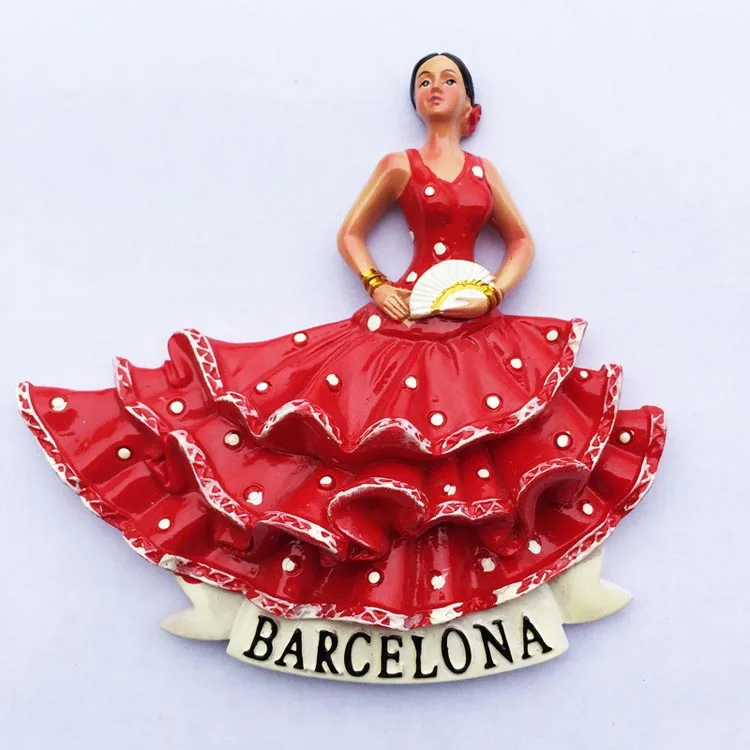 冷蔵庫用マグネット,素朴なステッカー,お土産,冷蔵庫,家の装 - Home Barcelona のレビューと価格