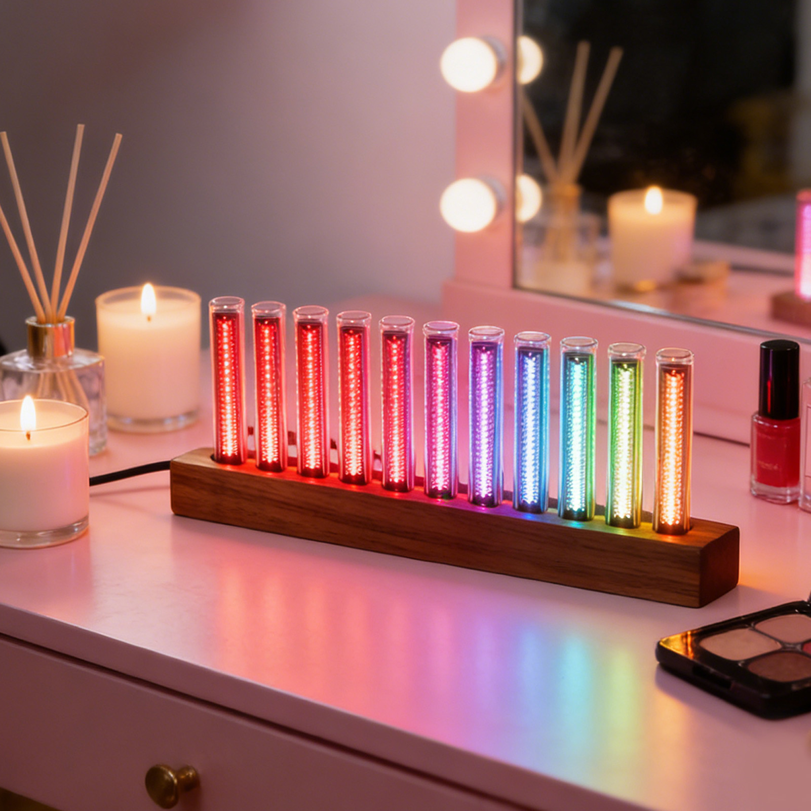 LED音楽スペクトラムディスプレイホームオーディオアナライザ - Home Bar Setup のレビューと価格
